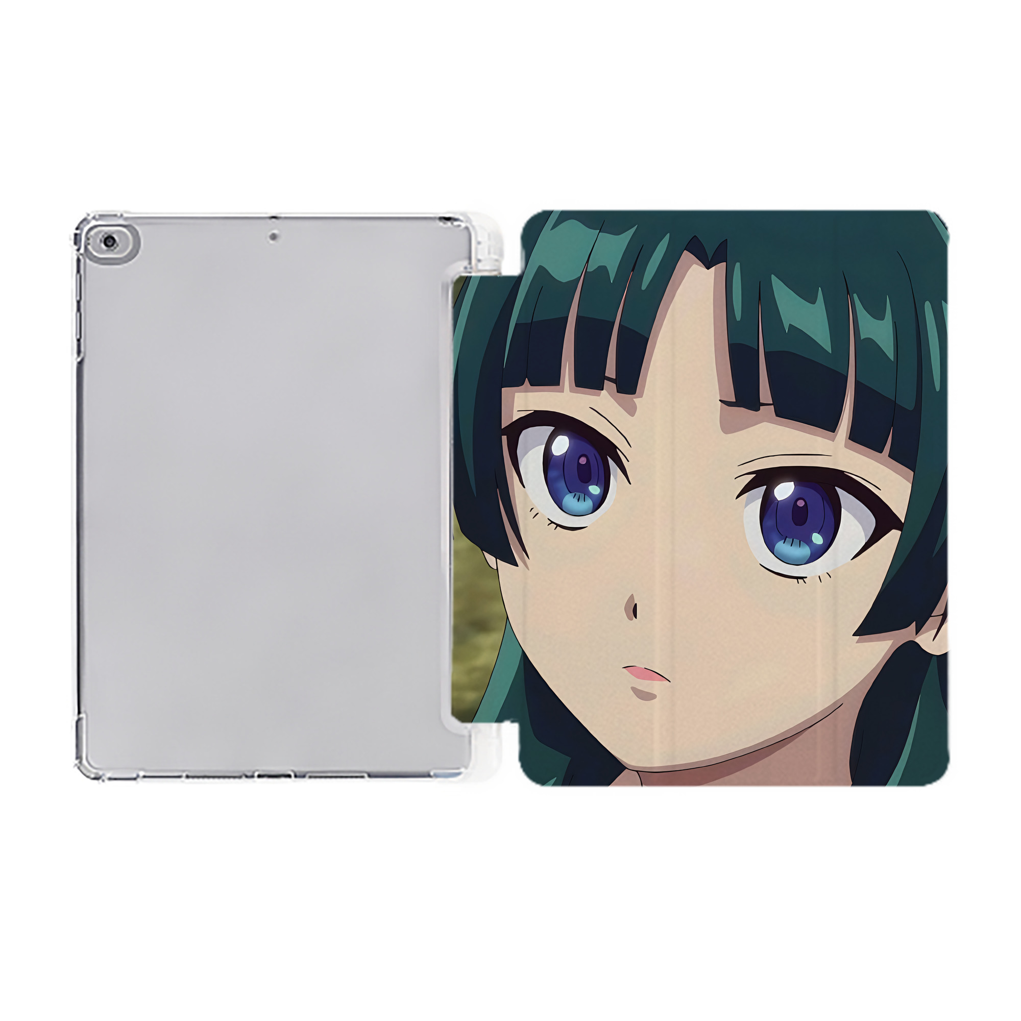 （画像用） 薬屋のひとりごと The Apothecary Diaries IPad ケース ペン収納付き 三つ折りスタンド PUレザー×シリコン 対応機種9.5/10.5/10.9インチ